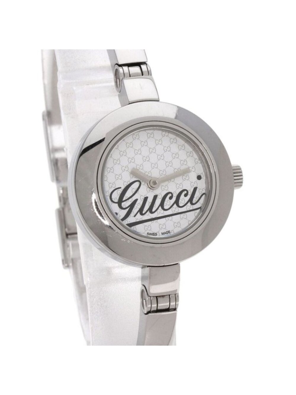 Gucci 105 Round Face Watch SS - Picture 4 of 15